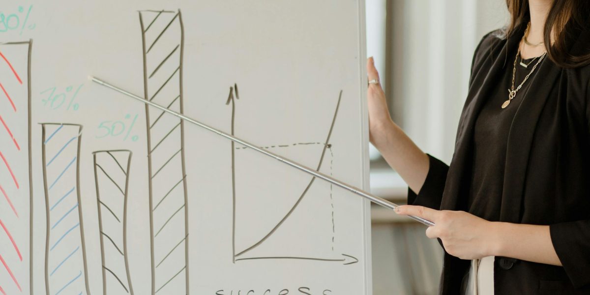 A confident business person discussing investment opportunities.